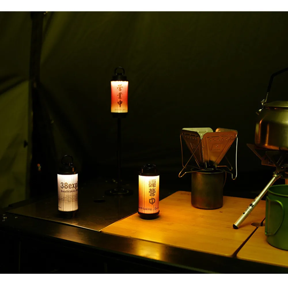 38 LED Camping Lantern IPX4 Waterproof Portable Outdoor Lights USB Rechargeable Mood Lighting for Garden Party Tent
