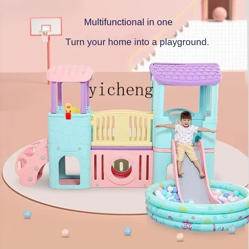 Castle Slide Indoor Home Little Prodigy Slide Kindergarten Children's Large Playground Equipment Combination ManufacturerR15