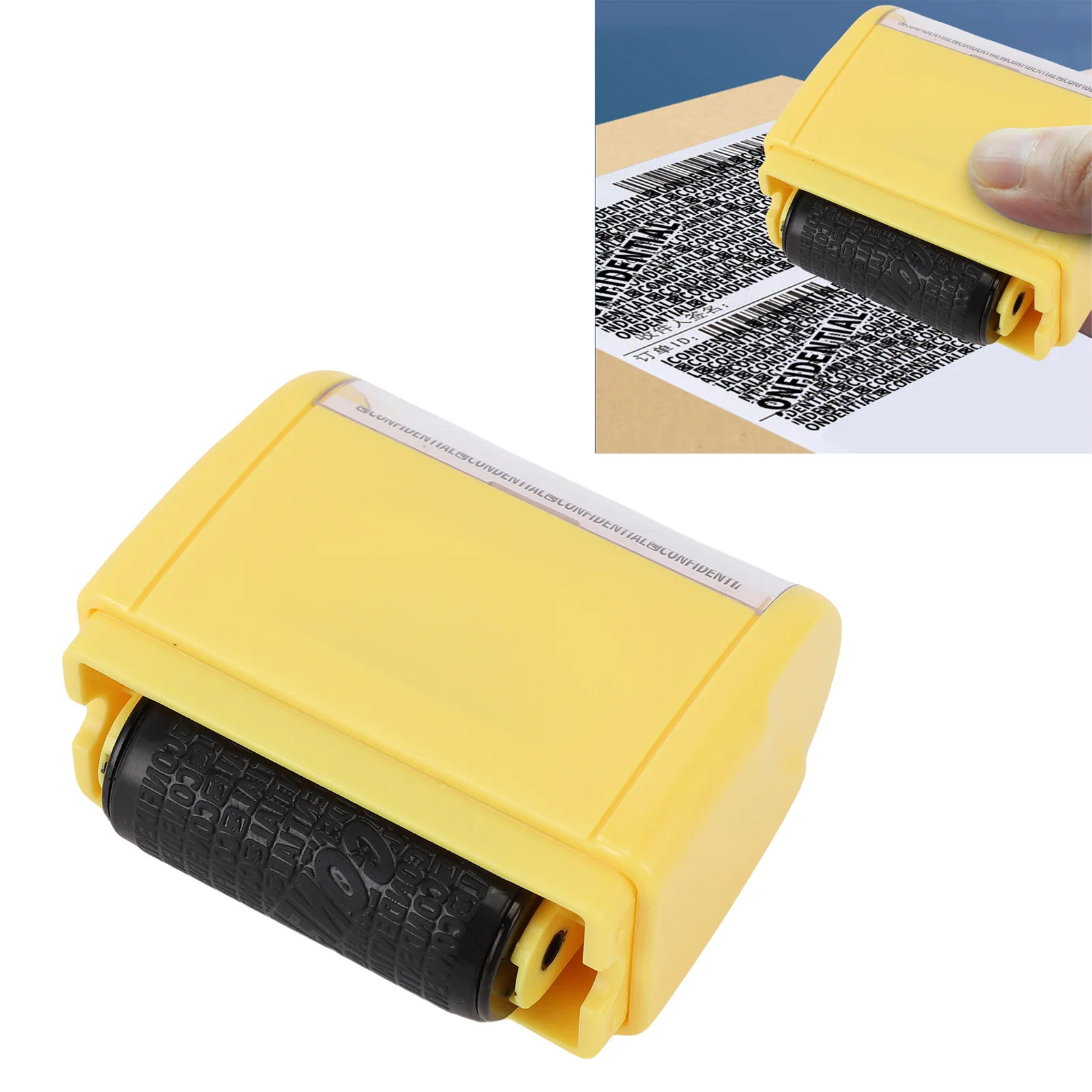 ID Protection Roller Stamp ID Protector Ink Roller Privacy Protection Identity Theft Prevention Roller Stamp for Documents