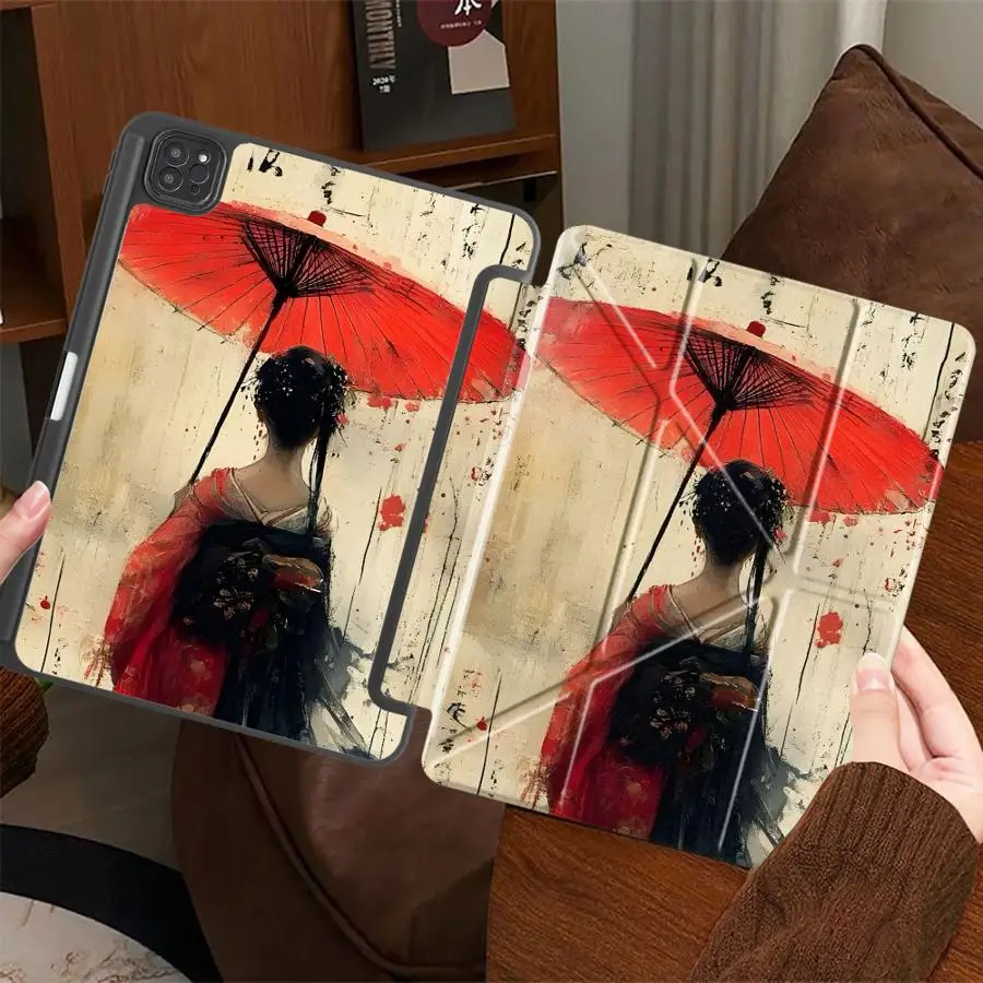 

Tablet Case For iPad Air 4 5 M3 M2 M4 11inch Mini 6 7 Pro 11th 10th 9th 8th 7th 12.9inch Pro 2025 Holder Cover Cartoon Retro