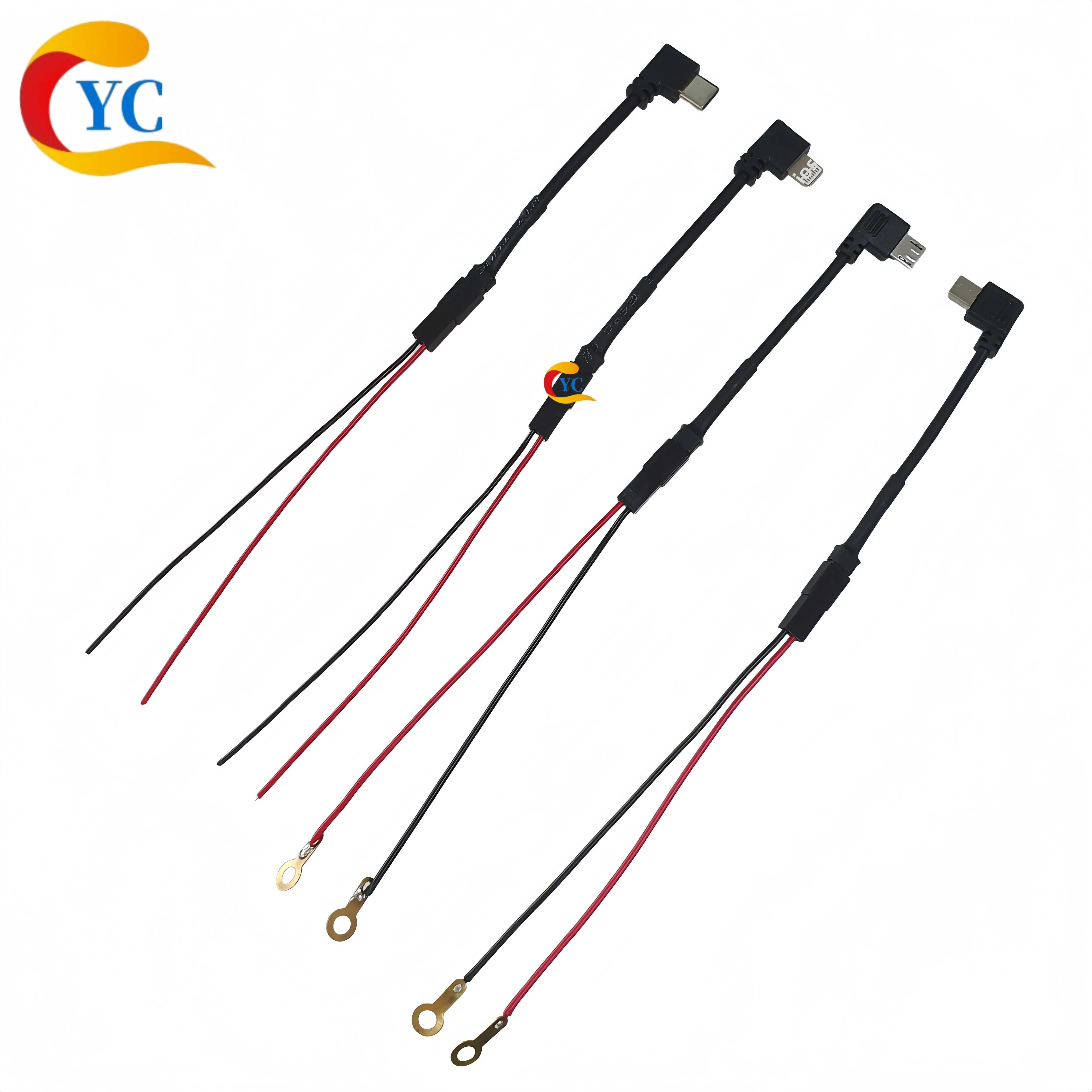 Mobile Phone Holder Micro Type-C Charging Board Elbow Plug Cable Jst Male and Female Connector 2P Heating Wrap Silicone Cold-Resistant Magnetic Cable