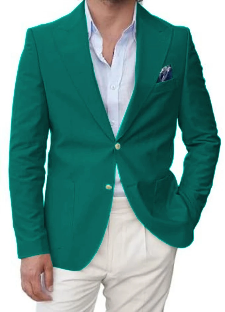 

Повседневные костюмы для мужчин с пиковыми лацканами, комплект из 2-х предметов: пиджак и брюки, мужские Terno, удобные свадебные платья, деловые мужские костюмы