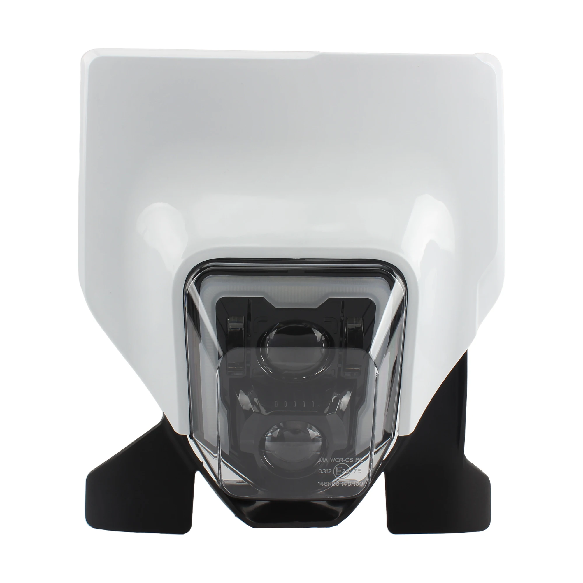 For Husqvarna TE TC FE FC 150 200 250 300 350 400 450 500 E24 Motorcycle Headlight LED Plate Supermoto Enduro Motocross Parts image 3