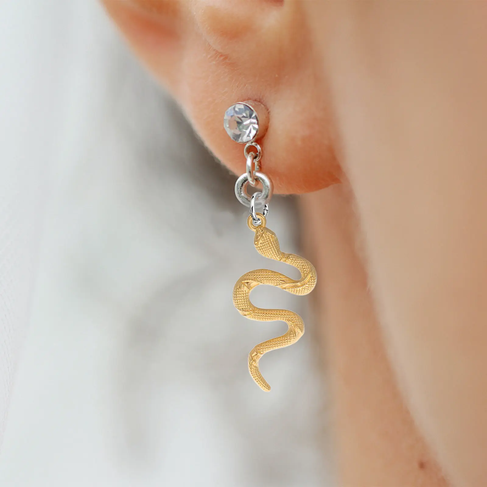 

30Pcs Snake Pendant Charms Retro Zinc Alloy Jewelry Making Supplies DIY Bracelets Necklaces Keychains Jewelry Making Charms