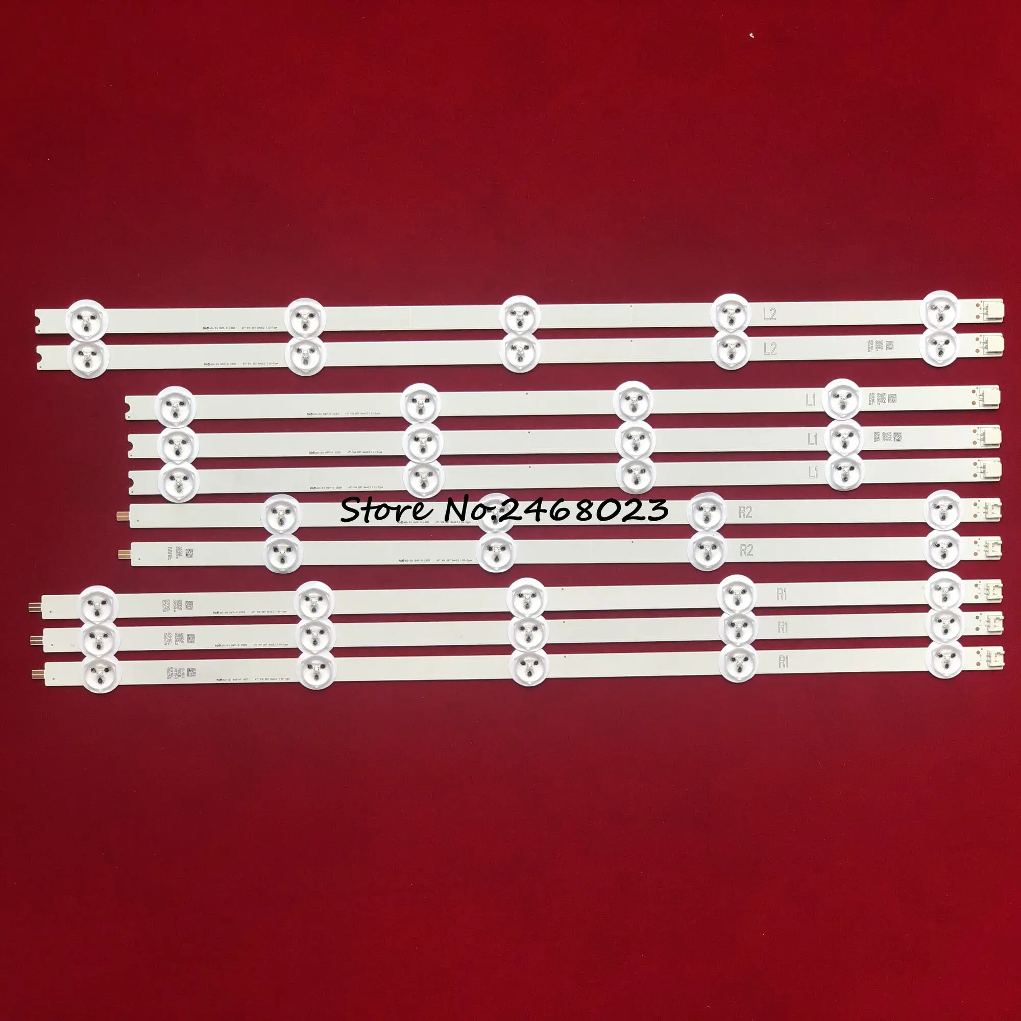 LED-Streifen für 47 la6300 47 pfh5209/88 47 pfh5609/88 47 pfh6309/88 47 pfk6309/12 47 pft5209/60 47 pft5609/12 47 "v14 drt rev 0,2 1