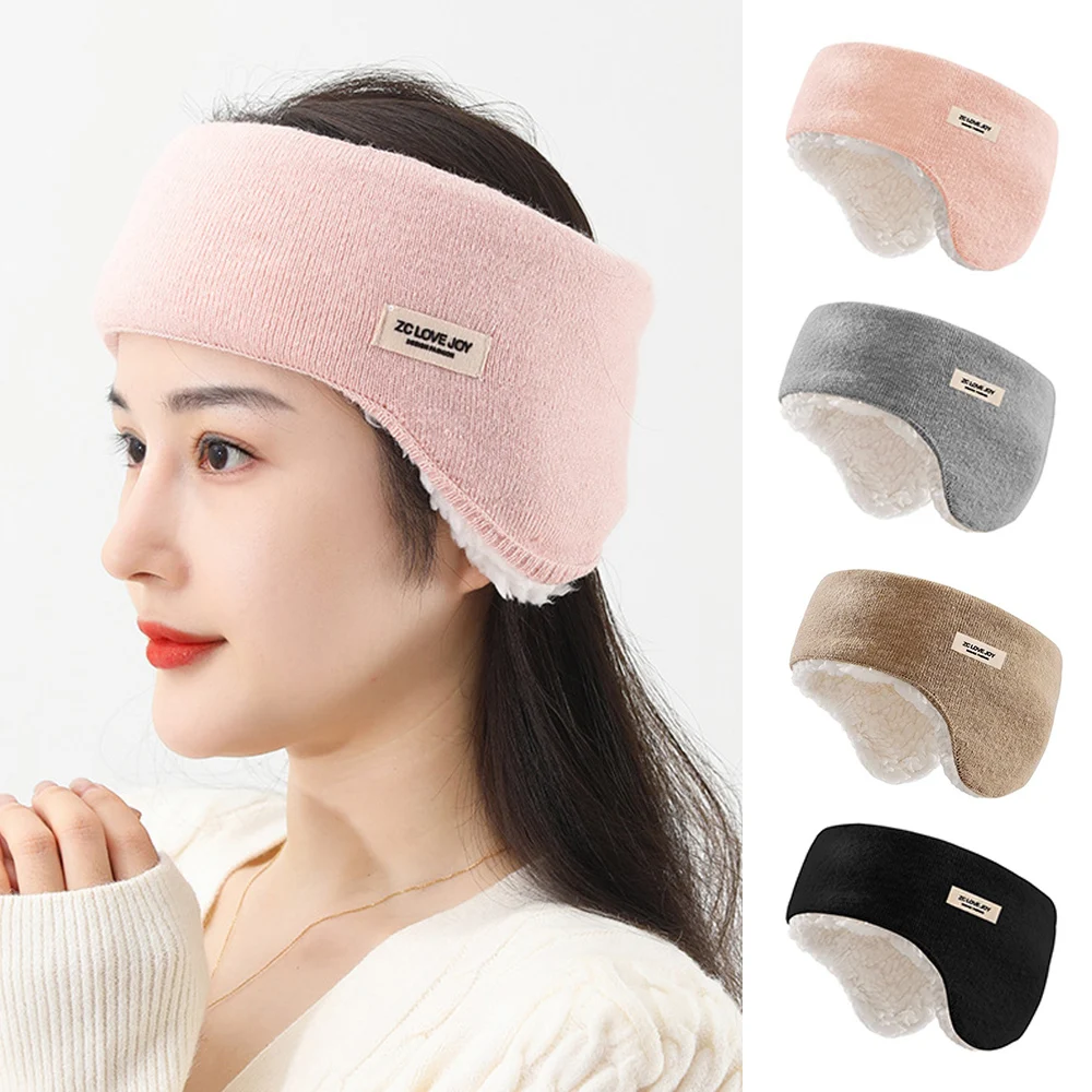 ฤดูใบไม้ร่วงฤดูหนาว WARM Earmuffs Unisex กีฬากลางแจ้งขี่ Windproof Double Layer Headwear Earmuffs ฉนวนกันเสียง Earmuffs