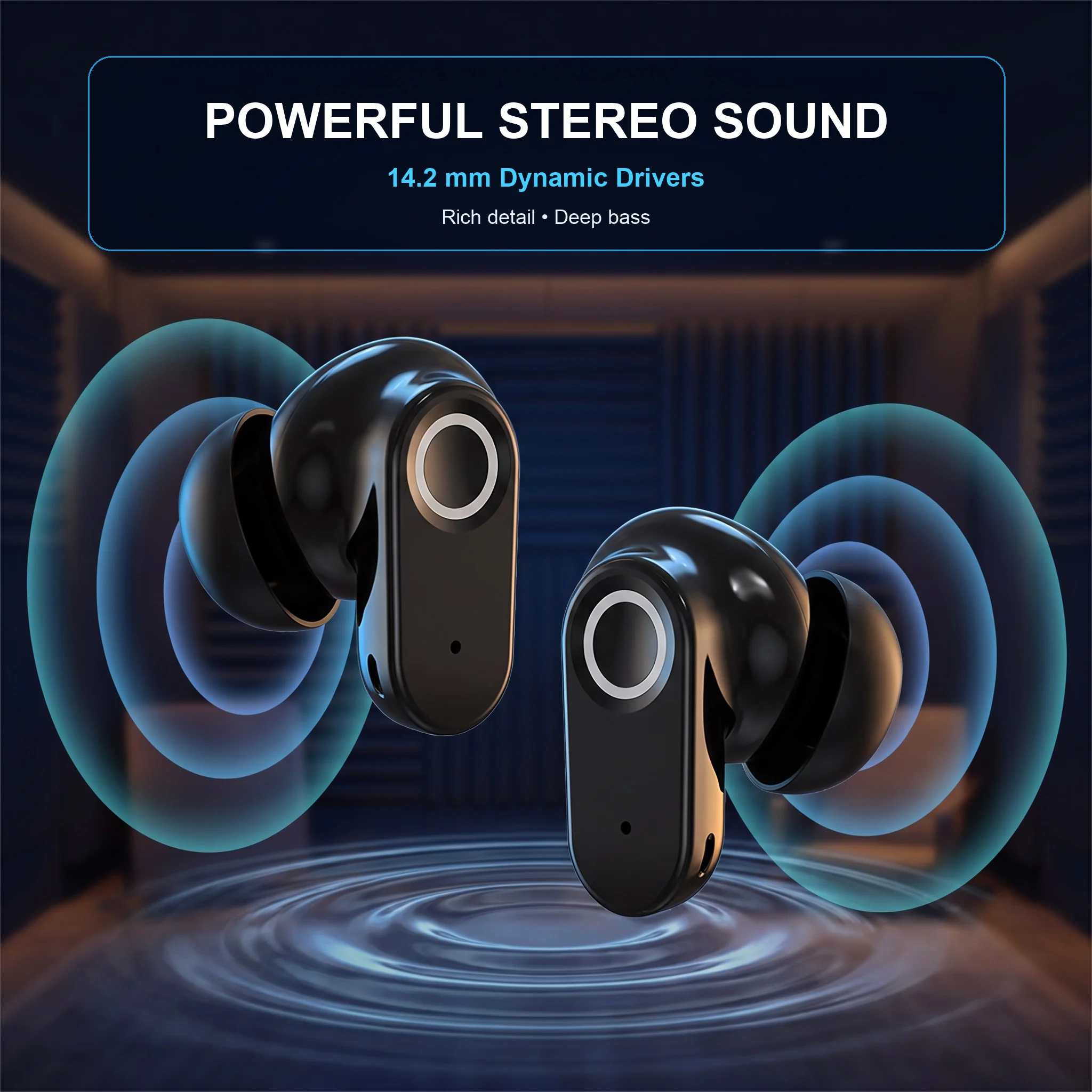 Беспроводные наушники BT 5.4 с – обзор и цена Noise Cancelling Earbuds Tws Transparency
