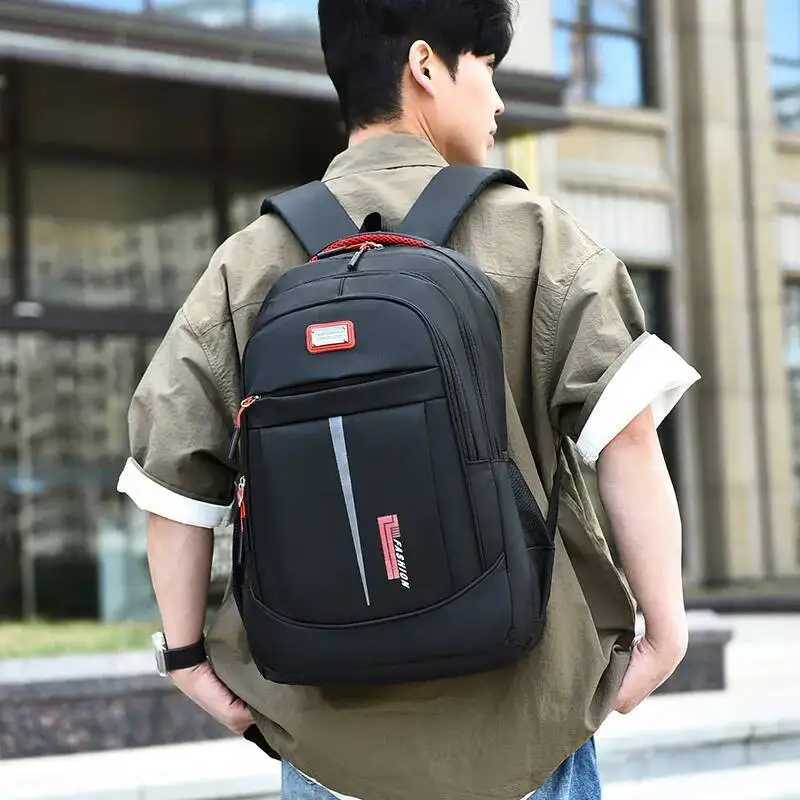 

Женская дорожная сумка для школьников средней школы, двойные сумки на плечо, мужской большой вместительный деловой рюкзак для ноутбука