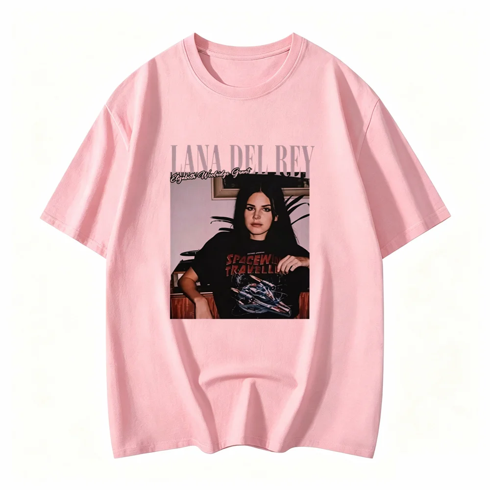 New Lana Del Rey Graphic Print T Shirt Men Women Hip Hop Vintage Streetwear Summer Short Sleeve Fashion T Shirt