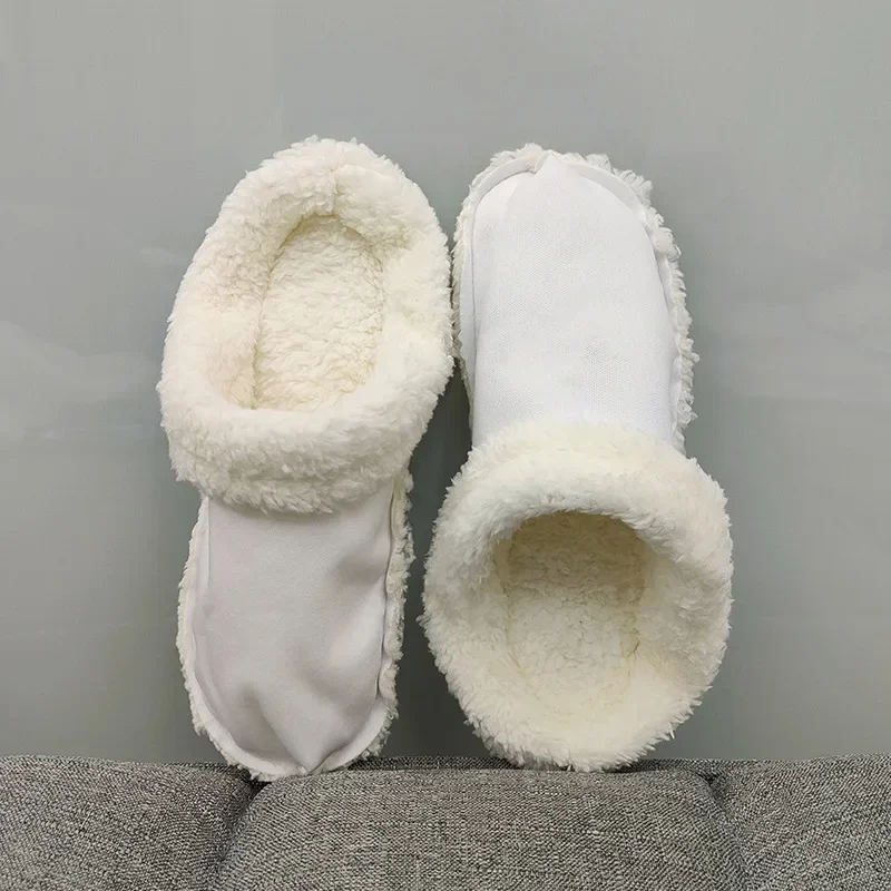 Neue Winter Warme Knöchel Socke Schuh Charms Verdicken Plüsch Einlegesohle für Frauen Männer Schuh Abdeckungen Abnehmbare Plüsch Liner Schuhe Charme Einlegesohlen – Detail 1