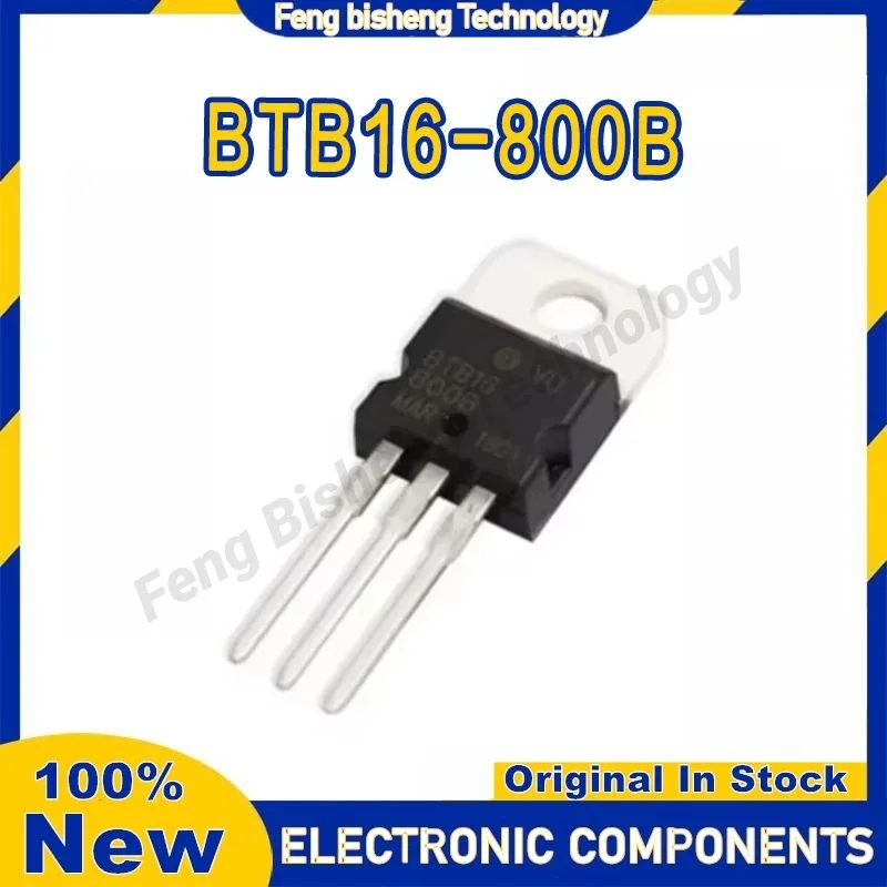 

10PCS BTB16-800B BTB16-800 BTB16 BTB ST IC Chip TO-220 in Stock 100% New Origin