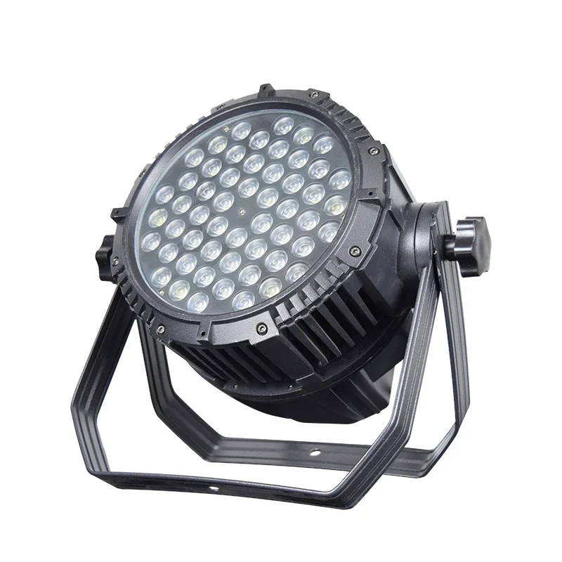 #   Quente for54 pces luz par 3w rgb 3 em 1 ao ar livre impermeável ip65 led par pode luz de palco