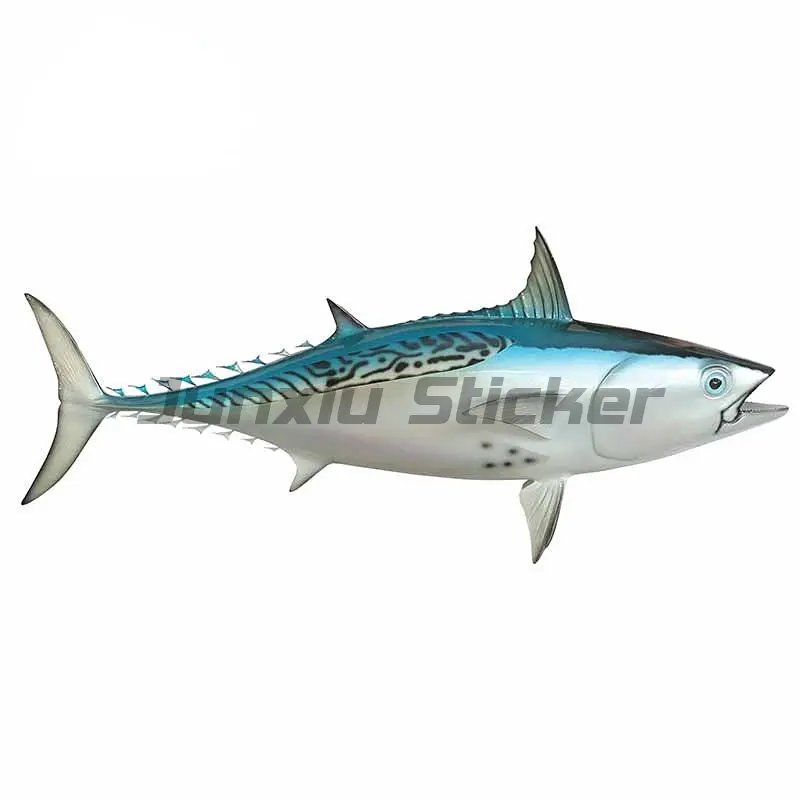 Bluefin Yellowfin Tuna Fish Car Stickers Vinyl Graphics RV VAN Car JDM Accessories Waterproof Decal