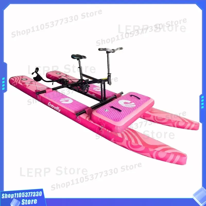 Favorite Stable Supply Inflatable Water Bike Aluminum Drop Stitch Reliable Water Bike Bicycle for Adults