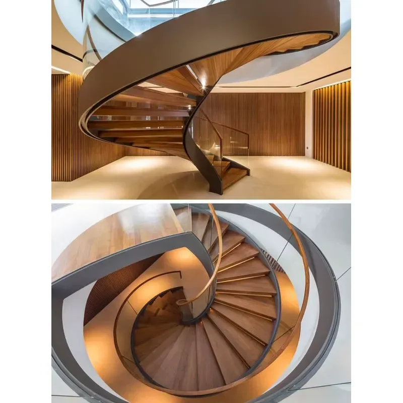 Outdoor Galvanized Spiral Staircase for Balcony, Terrace, and Garden