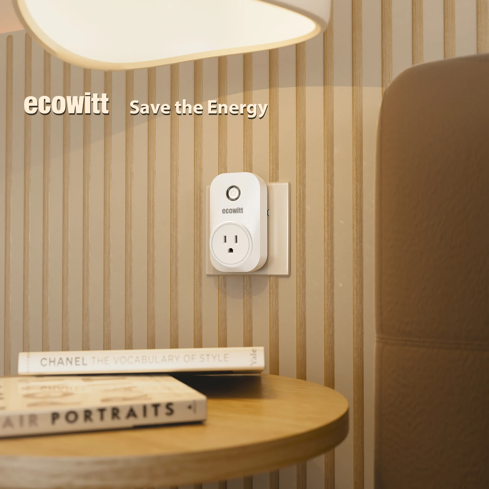 Imagem -02 - Ecowitt-plugue Doméstico Inteligente Ac1100 Iot Tomada Wifi Funciona com Aplicativo Ecowitt Hub Necessário Controle Remoto para Vida Inteligente