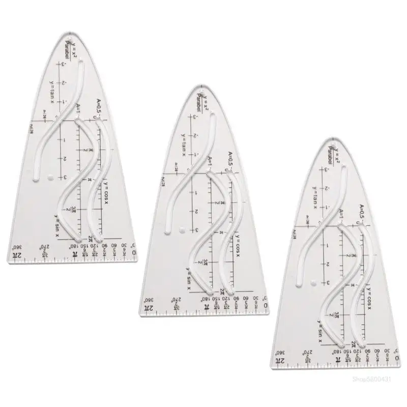 Parabolic Template Math Parabolic Stencil Cosine Ruler Parabola Ruler Student