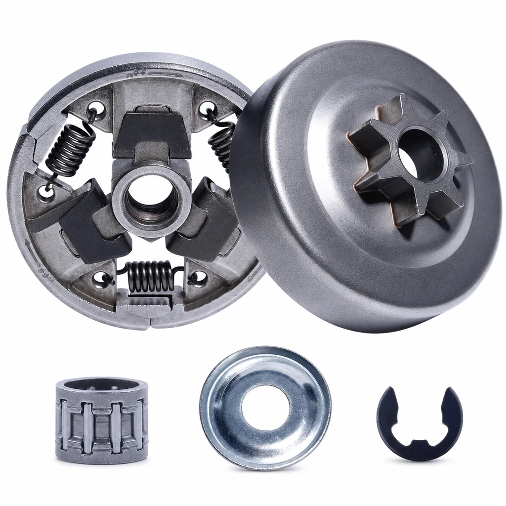 Chainsaw Clutch Drum with Assembly Needle Bearing Washer E-Clip For Stihl MS271 MS291 OEM 9512 933 2260 .325