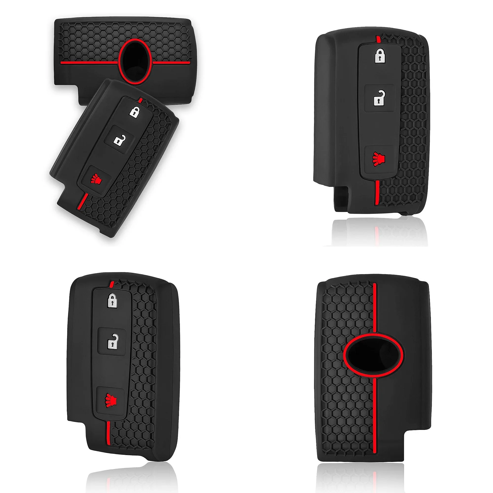 Silicone Car Remote Key Cover Key Fob Accessories Case Shell for TOYOTA Corolla Verso 2004 2006 2007 Prius Gen 20 2005 2008