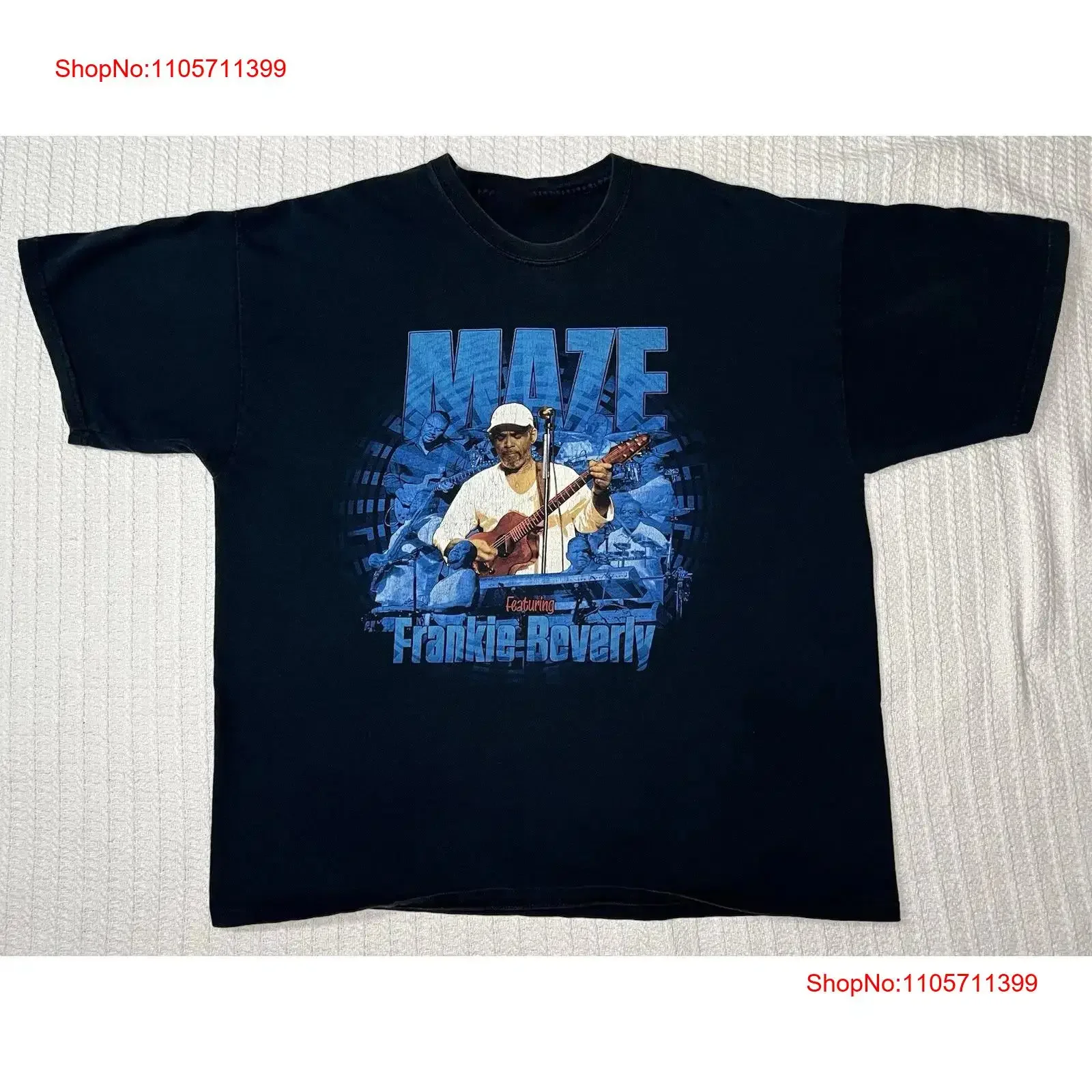 Maze Frankie Beverly Never Let You Down Music T shirt S to 5XL PA319 long or short sleeves vintage Washed fashion Comfortable
