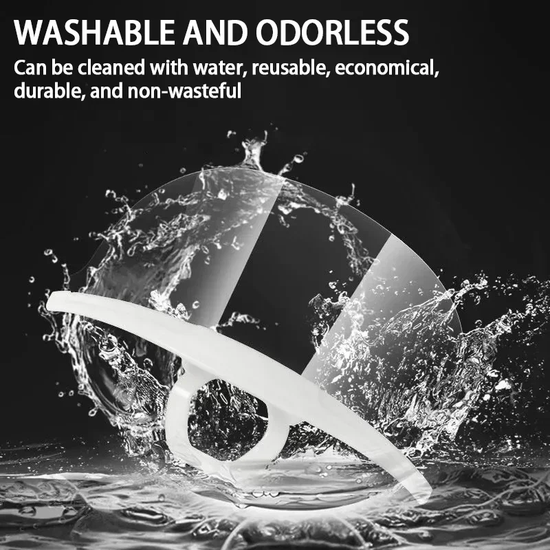 Cooking-Specific Catering Mask Kitchen Transparent Protective Face Shield 10-pack