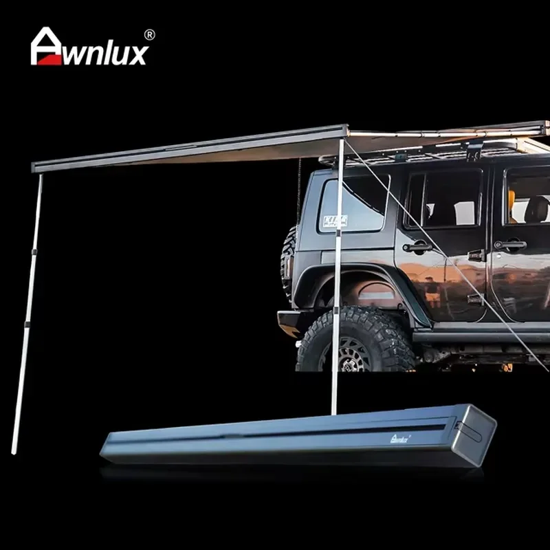 Выдвижной боковой тент Awnlux 2.5x2.5м для внедорожников и кемперов, алюминиевый, для активного отдыха и путешествий