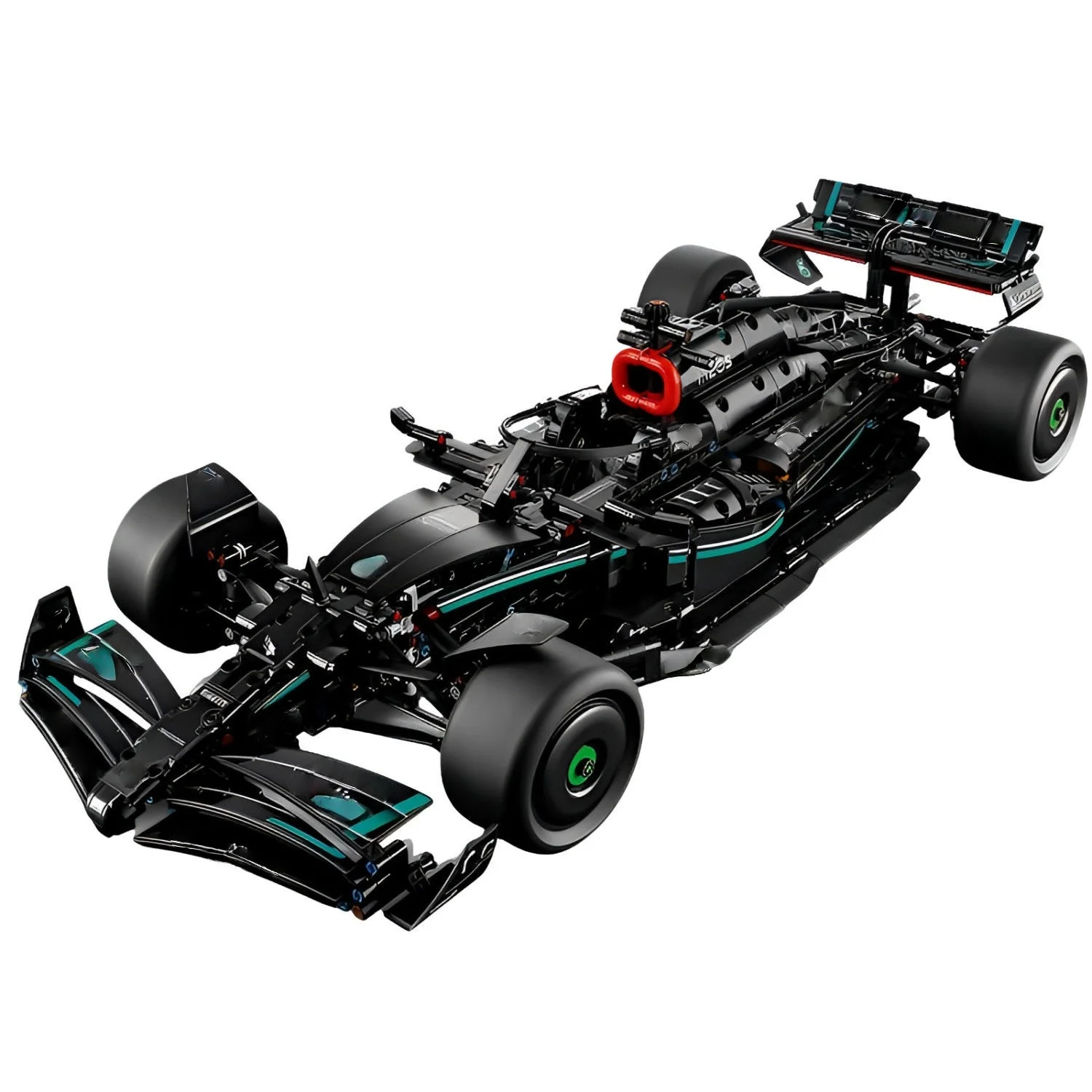 1642 قطعة AMG F1 W14 E أداء سرعة السيارة اللبنات ألعاب الطوب البناء هدية للأطفال الأطفال