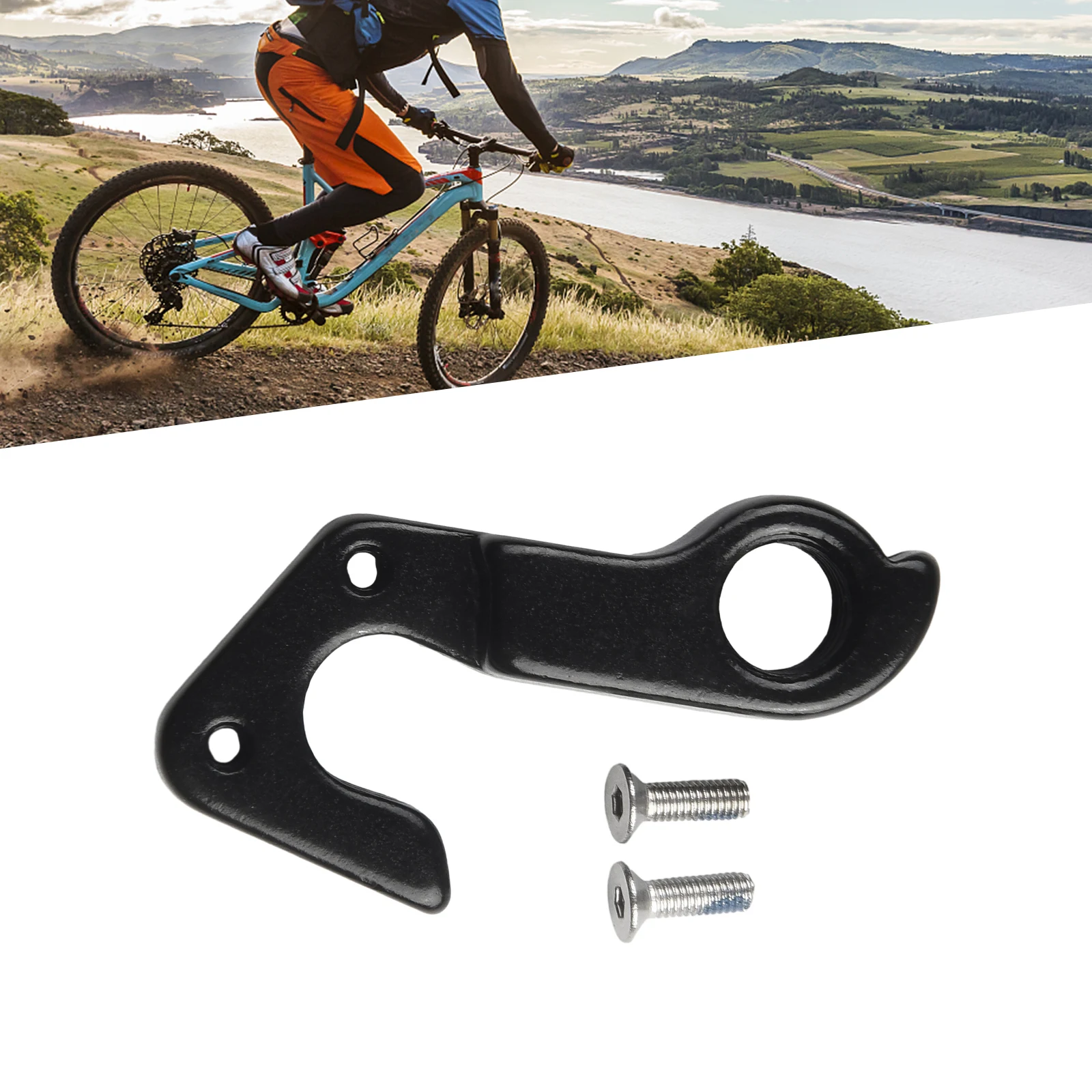 

Tail Hook Derailleur Hanger Office Outdoor Indoor Rear Replacement 1 Set About 20g Accessories Aluminum Alloy Black Bicycle