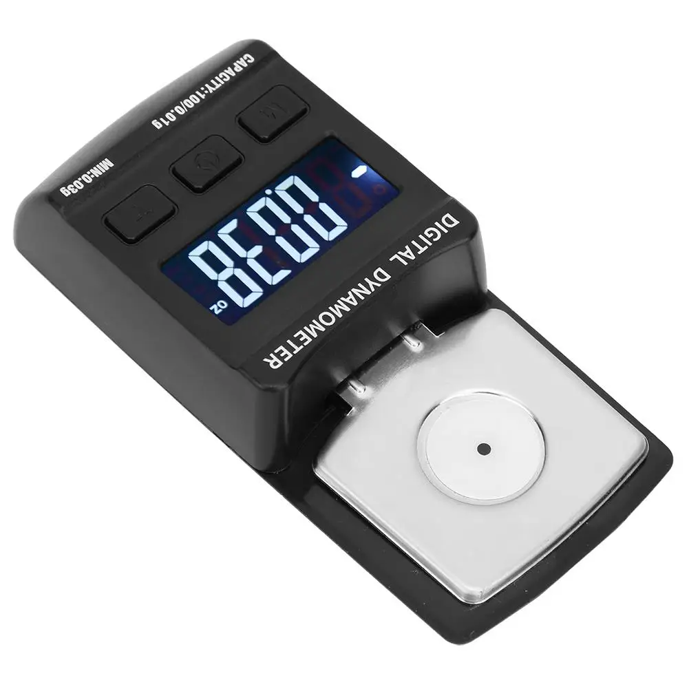 100g/0.01g Digital Turntable LCD Force Gauge Needle Pressure Meter Scale for Precision Measurement