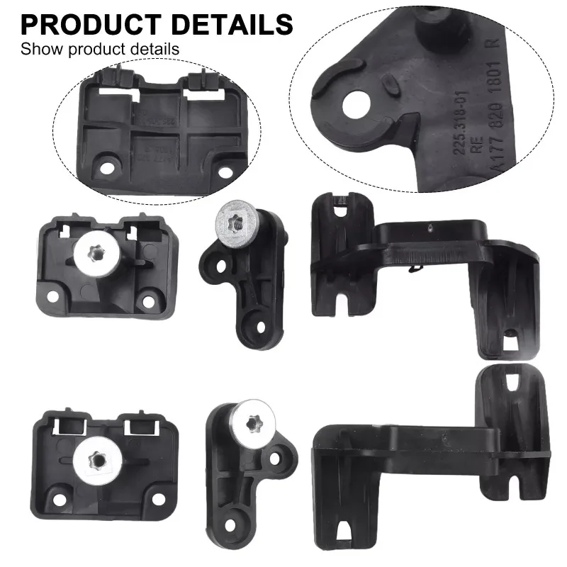 1set Car Wear Resistant Headlight Bracket Repair Kit OEM A1778201701 For Mercedes A CLASS W177 CLA CLASS W118 Car Accessories