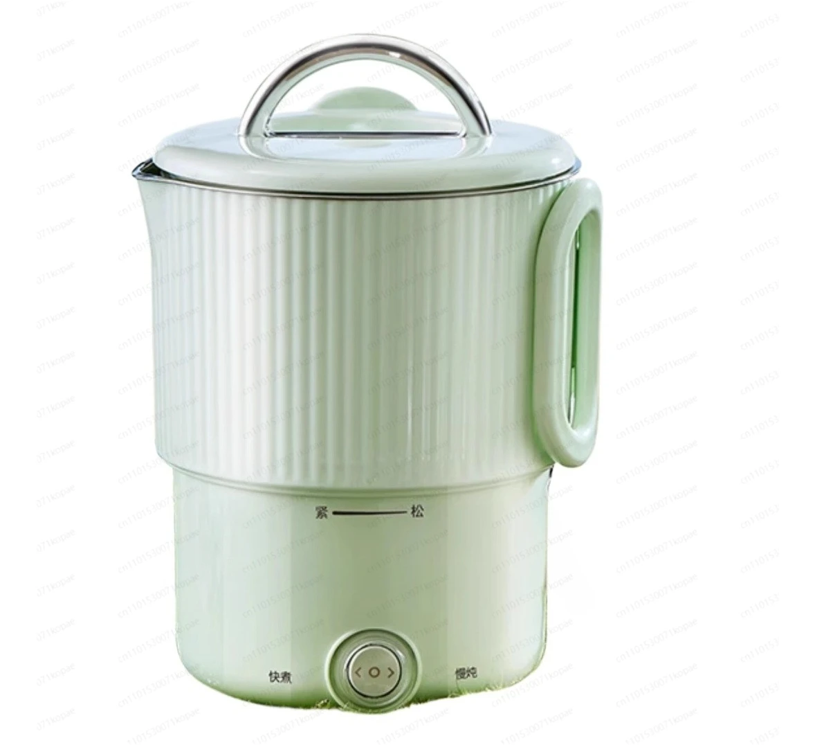 

Folding Kettle Mint Green Household Stainless Steel Mini Portable Travel Electric Kettle