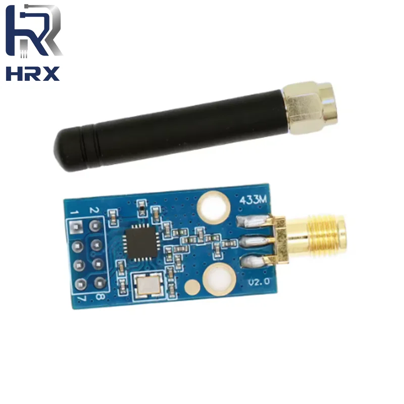 Module sans fil CC1101 433MHz avec antenne SMA, Module émetteur-récepteur sans fil pour Arduino