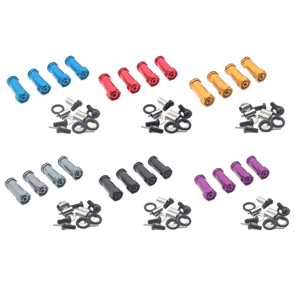 RC Wheel Rims Tire Wheel Rims Tyre Wheel Hex Adapter Extention Combiner Coupler set for Wltoys 1/14 144001 RC Upgrade Parts