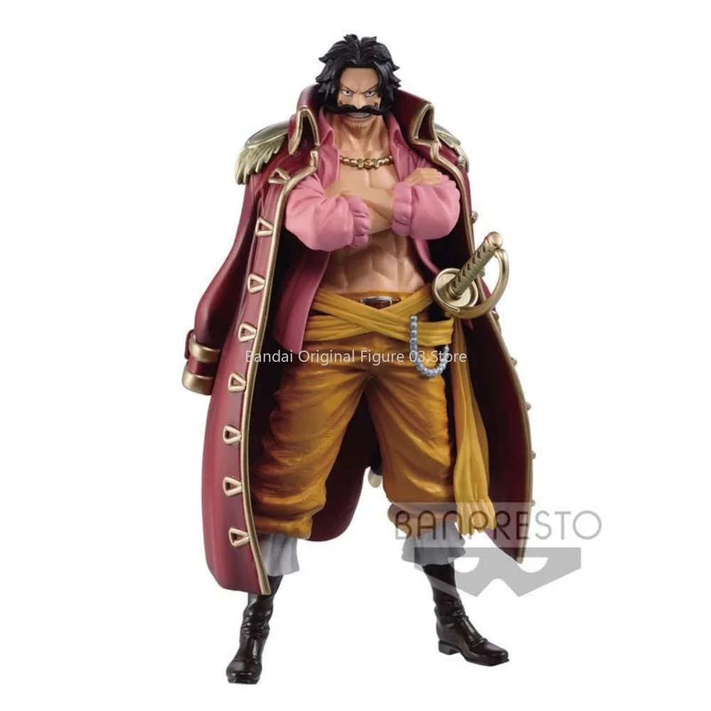 ของแท้ Banpresto One Piece DXF 17 ซม.Gol D Roger Wanno ประเทศ PVC Action Figure อะนิเมะรุ่น Figurines ของเล่นของขวัญ