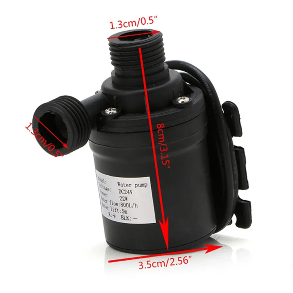 12V/24V Water Pump Plastic Lower Than 35dB 19W 8 X 7 X 4cm Max Lifting Height 5m New And High Quality Water Pump Contact Us