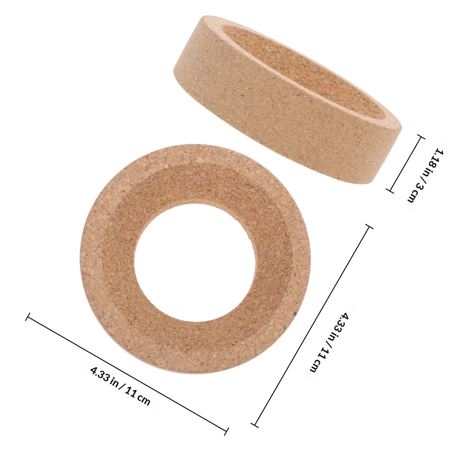 Cork Flask Stand for Round Bottom Flasks Laboratory Supplies Antislip Cushioning Protection Lab Flask Support Cork Ring Holder view 4