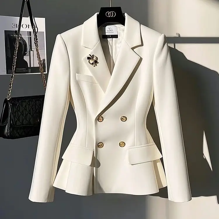 Women's spring new small blazer short temperament versatile sense  foreign style  jacket spring and autumn