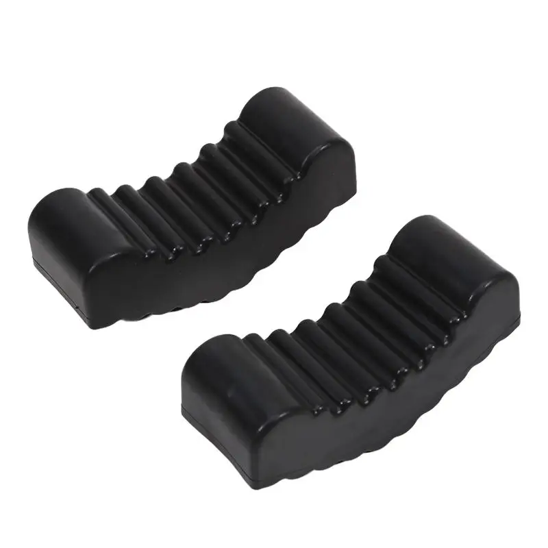 Suporte de gato de elevação com fenda para carro, 2 peças, tapete de borracha, adaptador de piso multifuncional, alça de trilho guia, reparo, estrutura de ferramenta de elevação com clipe