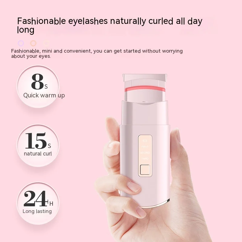 Portable Electric Heating Eyelash Curler Long-lasting Setting