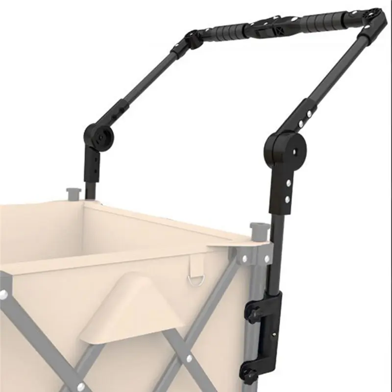 RABIT AS59~ Foldable Push Handle With Hook And Loop Strips For Camping Wagons Canopy