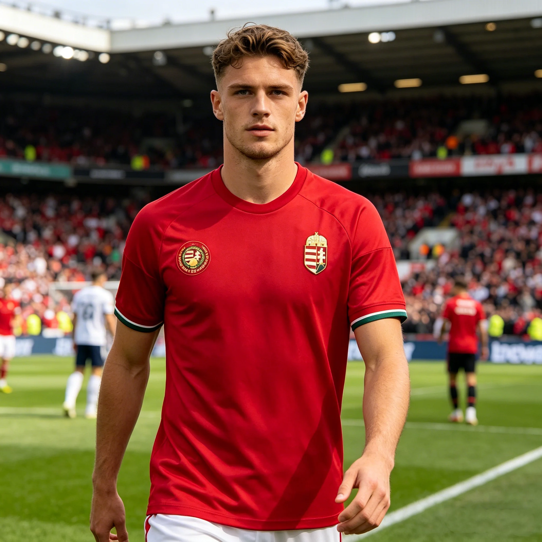 2026 Hungary Style Adult/children Short Sleeved Football Jerseys Fan Quick Drying Breathable Jerseys New Fashionable Streetwear
