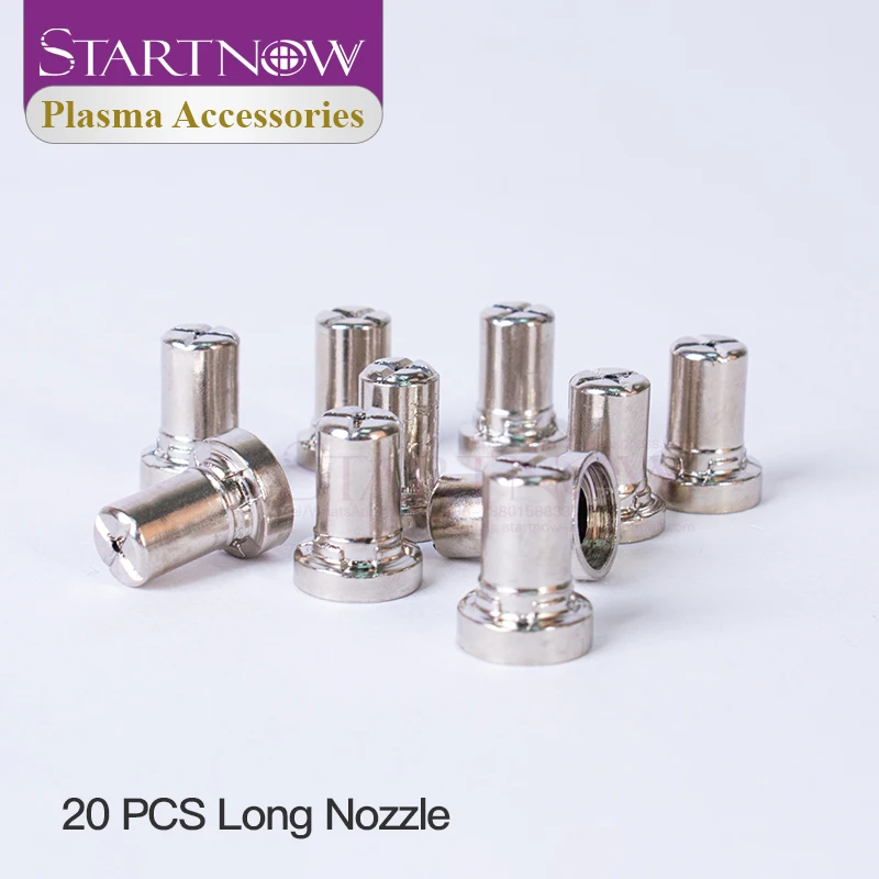 Startnow 40PCS PT-31 Plasma Nozzle Electrode For LG-40 Plasma Cutter guide kits Extended Toch Tips Plasma Welding Machine Parts