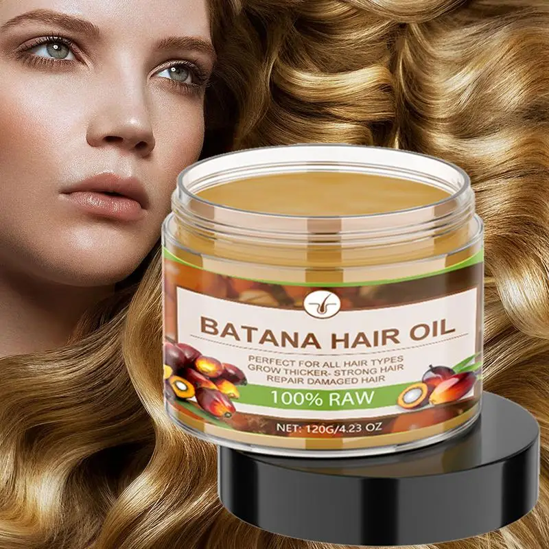 120g Batana Hair Oil Strong Hair Growth Oil Massage Batana Hair Care Anti Hair Break Hair Regrowth Thicker Hair Care Growth