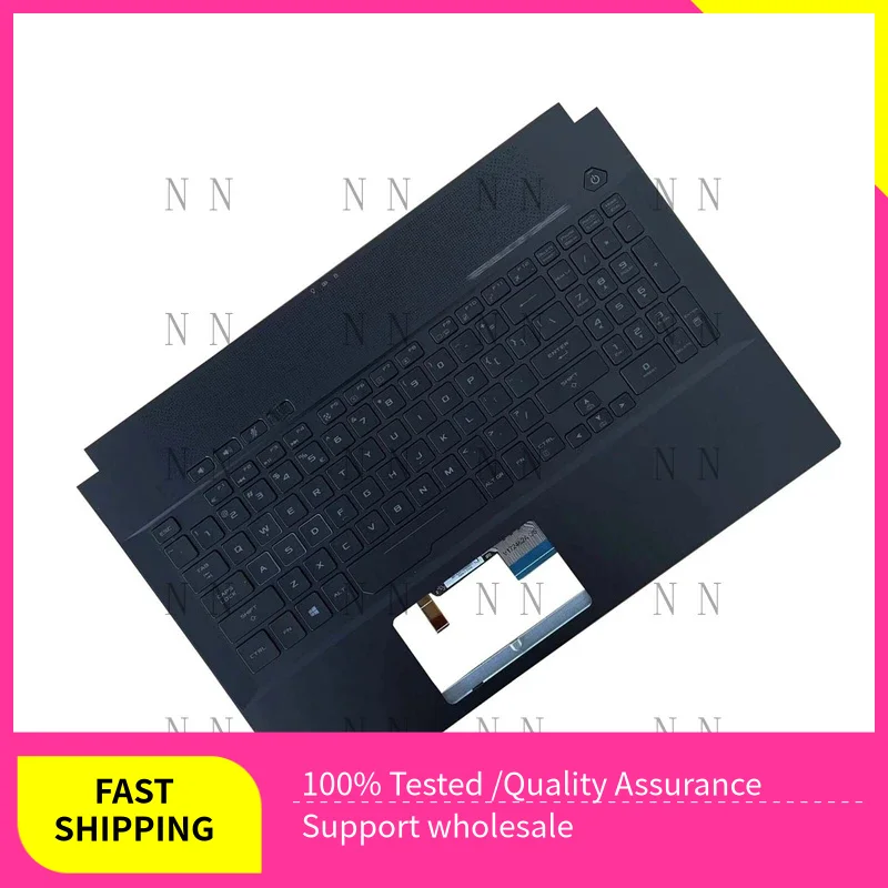 

YUZG Laptop Palmrest Keyboard for ASU-S ROG GU501 GM501GM Black US Backlit