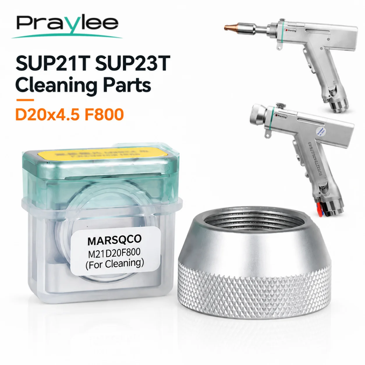SUP21T SUP23T Laser Cleaning Part Focus Lens Assembly D20 F800 Cleaning Dust Cover Laser Descaling  Heldhand Laser Welding Head