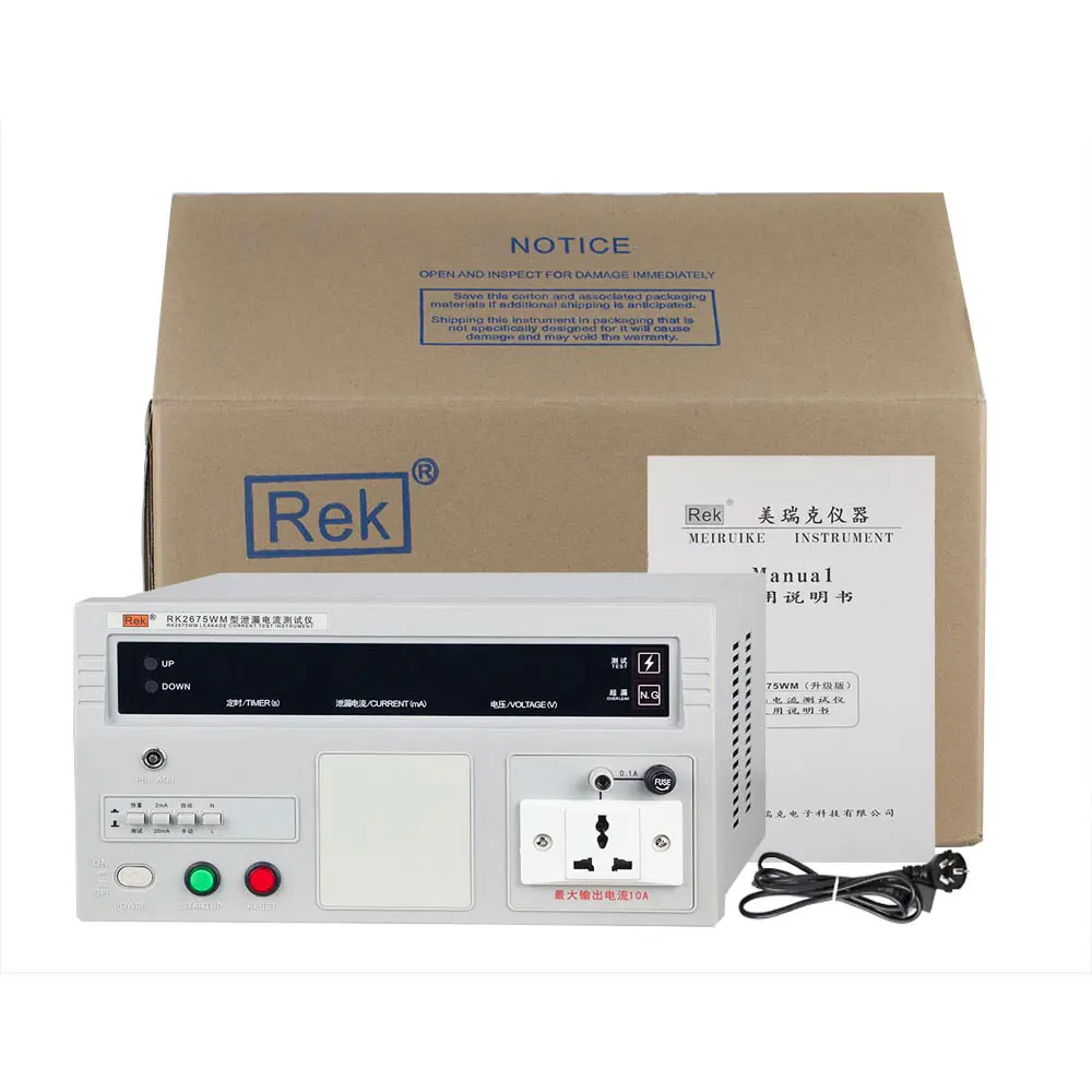 Rek RK2675WM Leakage Current Tester Transformer,Capacity None, Voltage 0-300V, Current 0-20mA, Accuracy 5%