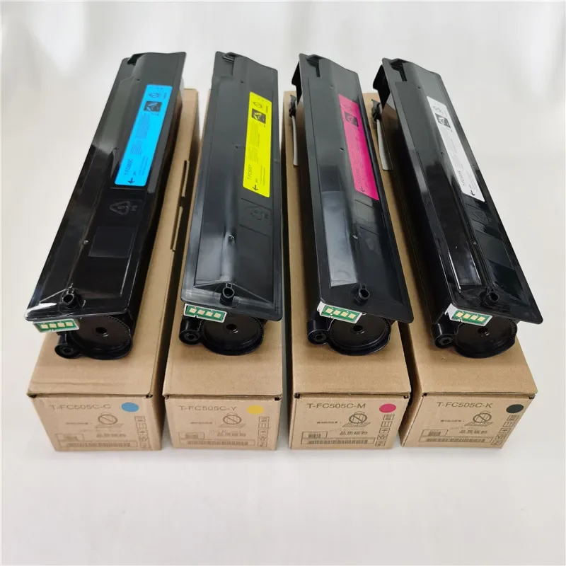 

4PCS/Set T-FC505C FC505 T-FC505 Toner Cartridge For Toshiba E-Studio 2000 2500 2505 3005 4505 5005AC FC505C Toner Powder