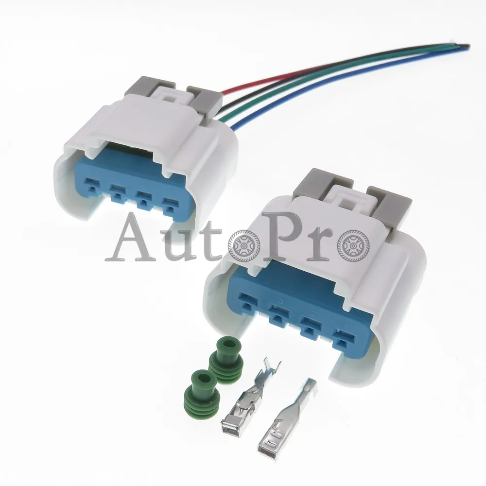 1 Set 4 Hole 13527865 AC Assembly Car Fuel Electronic Pump Plug For Buick Chevrolet Cruze Auto Waterproof Socket
