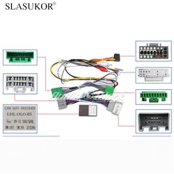 CAN 버스 박스 포함 자동차 라디오 케이블, 16 핀 Canbus, VOLVO S80 2009-2011 Canbus 케이블, 전원 와이어 안드로이드
