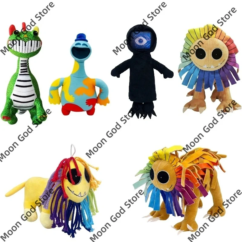 Nuevo Nightmare Critters Poppy 4 muñeco de peluche de juguete de dibujos animados suave lindo dinosaurio verde León grande muñeco de peluche decoración de habitación muñeco de peluche